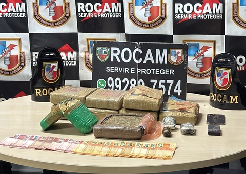 Polícia apreende 9 kg de drogas após abordagem a suspeito em Manaus
