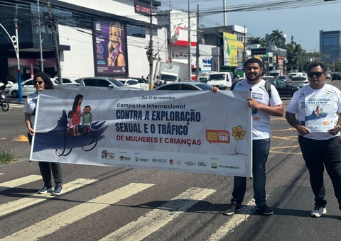 Iacas realiza campanha contra a exploração sexual contra mulheres e crianças em Manaus