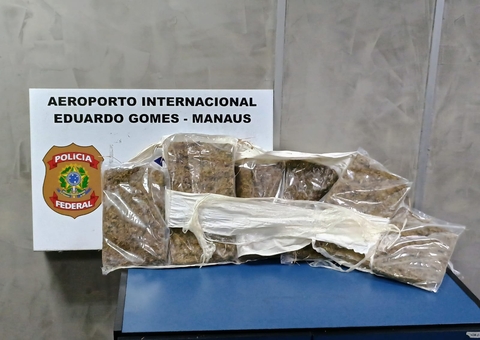 Passageiro corre de aeroporto de Manaus ao tentar fugir de revista da polícia