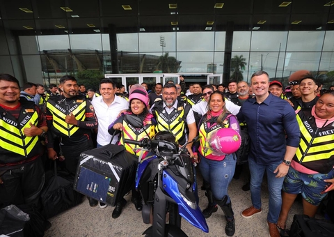 Governo lança plataforma EAD do Detran e distribui kits de segurança a motofretistas em Manaus