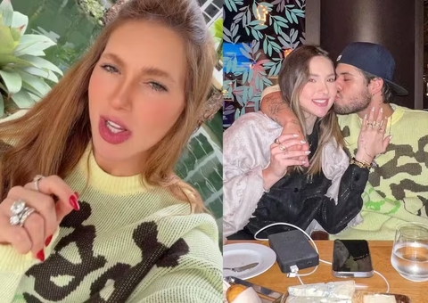 Virginia Fonseca posa com moletom de Zé Felipe após fim de affair com Vini Jr