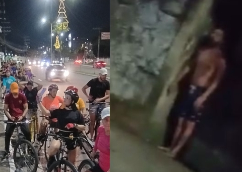 Ciclistas do 'Pedala Livre' são ameaçados por homem armado em Manaus; vídeo