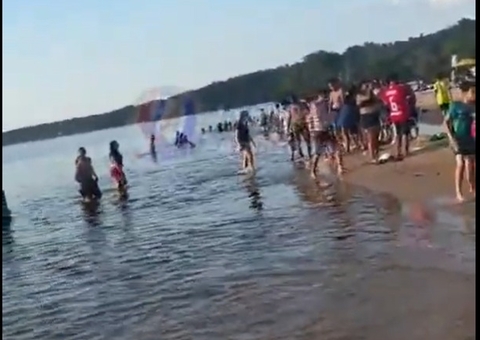 Banhistas são atacados por piranhas em balneário em Manacapuru; vídeos