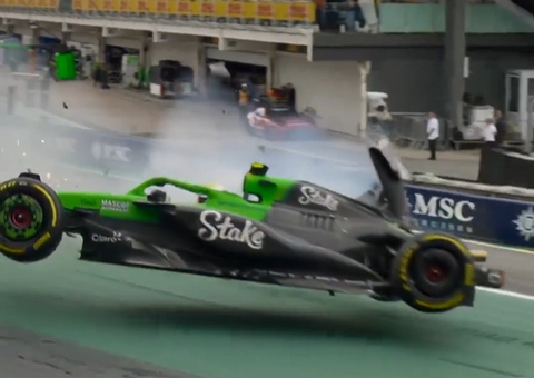 F1: Vídeo impressionante mostra acidente de Gabriel Bortoleto no GP de SP