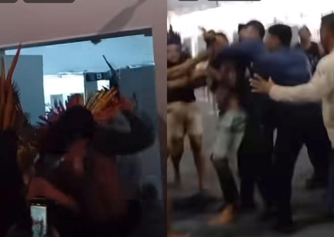 Manifestantes tentam invadir área da COP 30 e seguranças ficam feridos; vídeo
