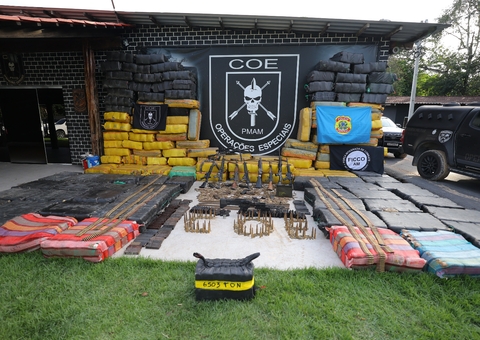 Amazonas é o 6º estado que mais apreende drogas no país; confira