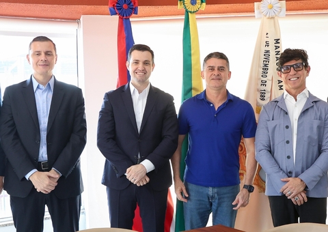 David Almeida se reúne com Record e Universal para ampliar ações sociais em Manaus