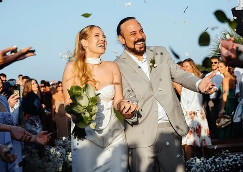 Gabriel O Pensador se casa em cerimônia intimista