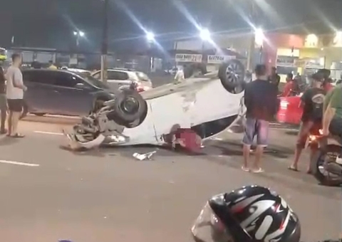 Vídeo mostra acidente violento que deixou mulher morta na av. Max Teixeira