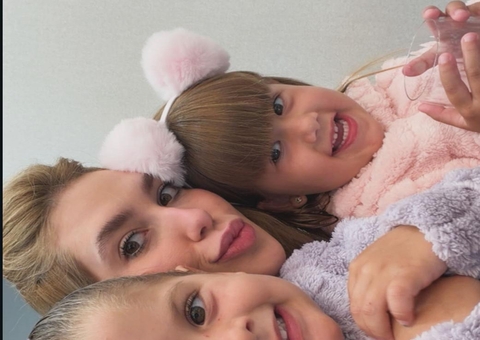 Virginia chega a Madri com Vini Jr. e os filhos para o réveillon 