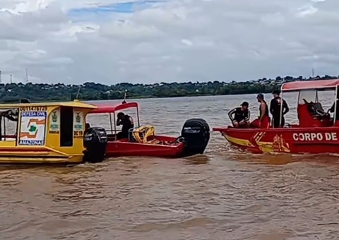 Bombeiros de SP chegam a Manaus para buscas subaquáticas após naufrágio
