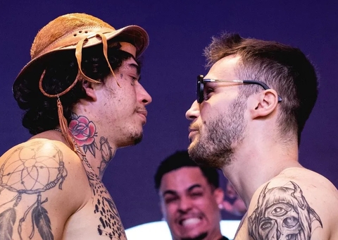 Whindersson é chamado de 'corno' por polonês antes de luta: ‘perdeu a noção e a esposa’