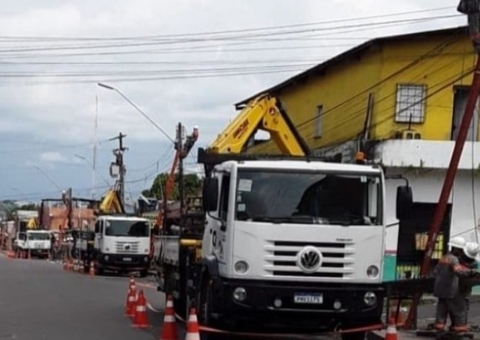 Moradores e comerciantes ficarão sem energia em seis bairros de Manaus 