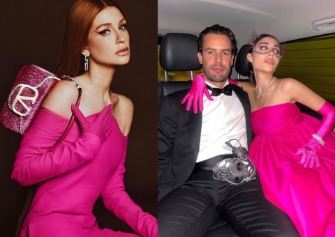 Xande Negrão chega a evento com namorada nova minutos depois de Marina Ruy Barbosa