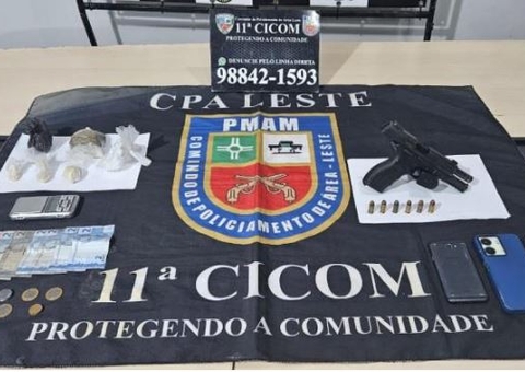 'Olheira' e traficantes são presos após perseguição policial no Coroado