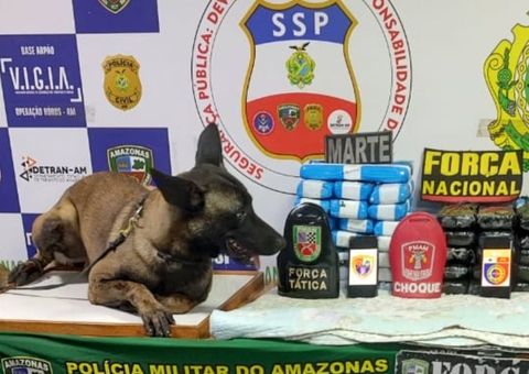Homem é preso com R$ 2 milhões em cocaína no Amazonas