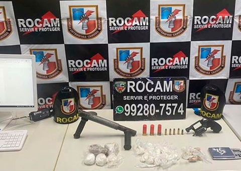 Adolescente é detido com armas e drogas no Amazonas 
