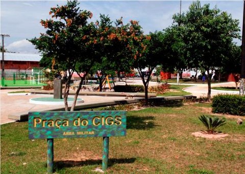 Praça do Cigs vai ser entregue reformada