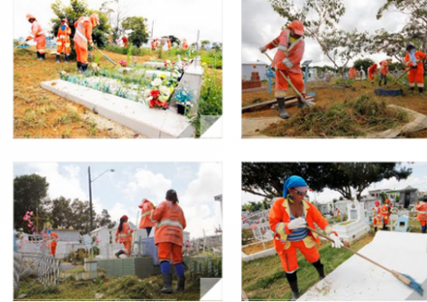Cemitérios preparados para  visitas do Dia das Mães