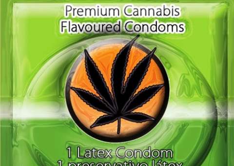 Novidade no mercado, camisinha com sabor maconha