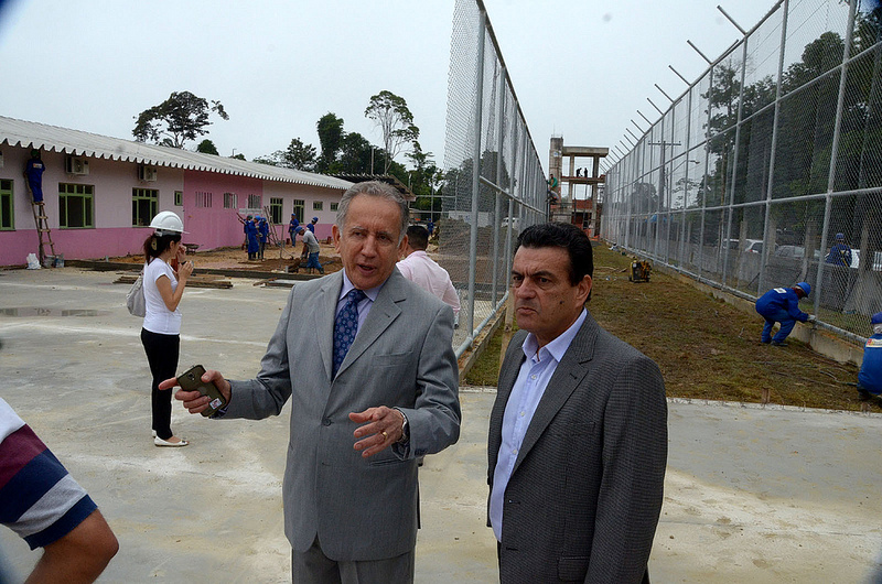 Presidente do TJAM inspeciona as obras do novo presídio feminino de Manaus