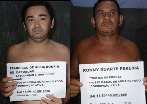 Irmãos envolvidos com tráfico de drogas são presos 