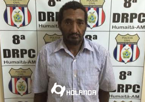 Pedreiro é preso pela Polícia Civil horas depois de cometer homicídio em Humaitá