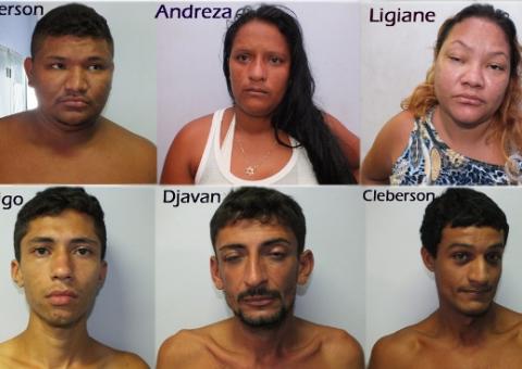 Sete presos durante a operação “Bom Jardim” em  Manaus