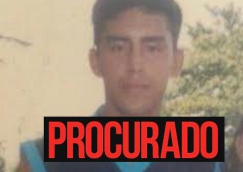 Procurado o asssassino do Isaias. Veja foto