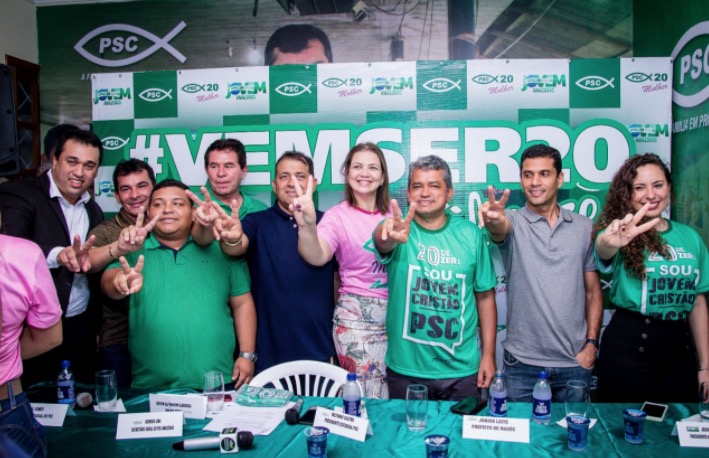 PSC libera filiados a apoiar qualquer candidato à Prefeitura de Manaus