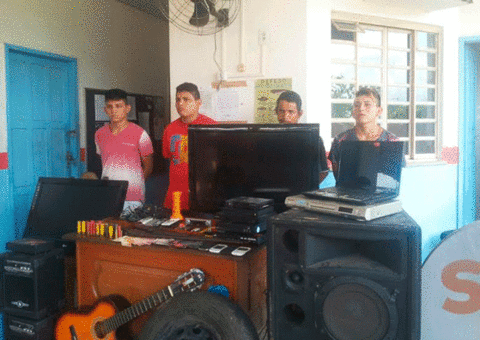 Assaltantes são presos no Careiro Castanho 