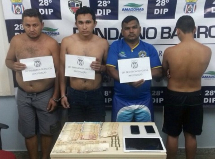 Assaltantes de loja de material de construção são presos no Aleixo