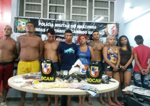 Quadrilha que assaltava sítio e roubava motocicleta é presa