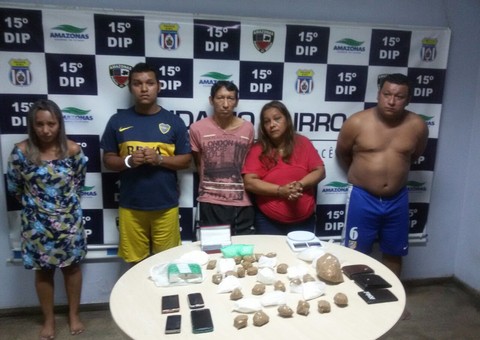 Família  do tráfico do bairro Terra Nova é presa com 4 kg de drogas