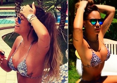 Aos 18, irmã de Neymar se bronzeia e exibe fartura