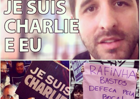 Rafinha Bastos ironiza defesa a liberdade de expressão 