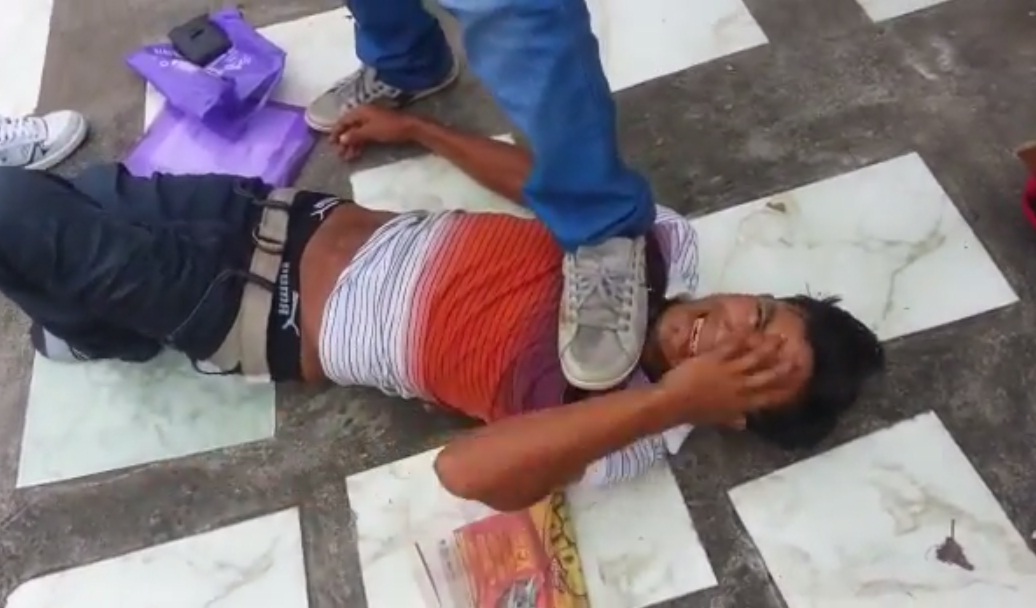 VÍDEO: leitor imobiliza homem que roubava idosa no Coroado