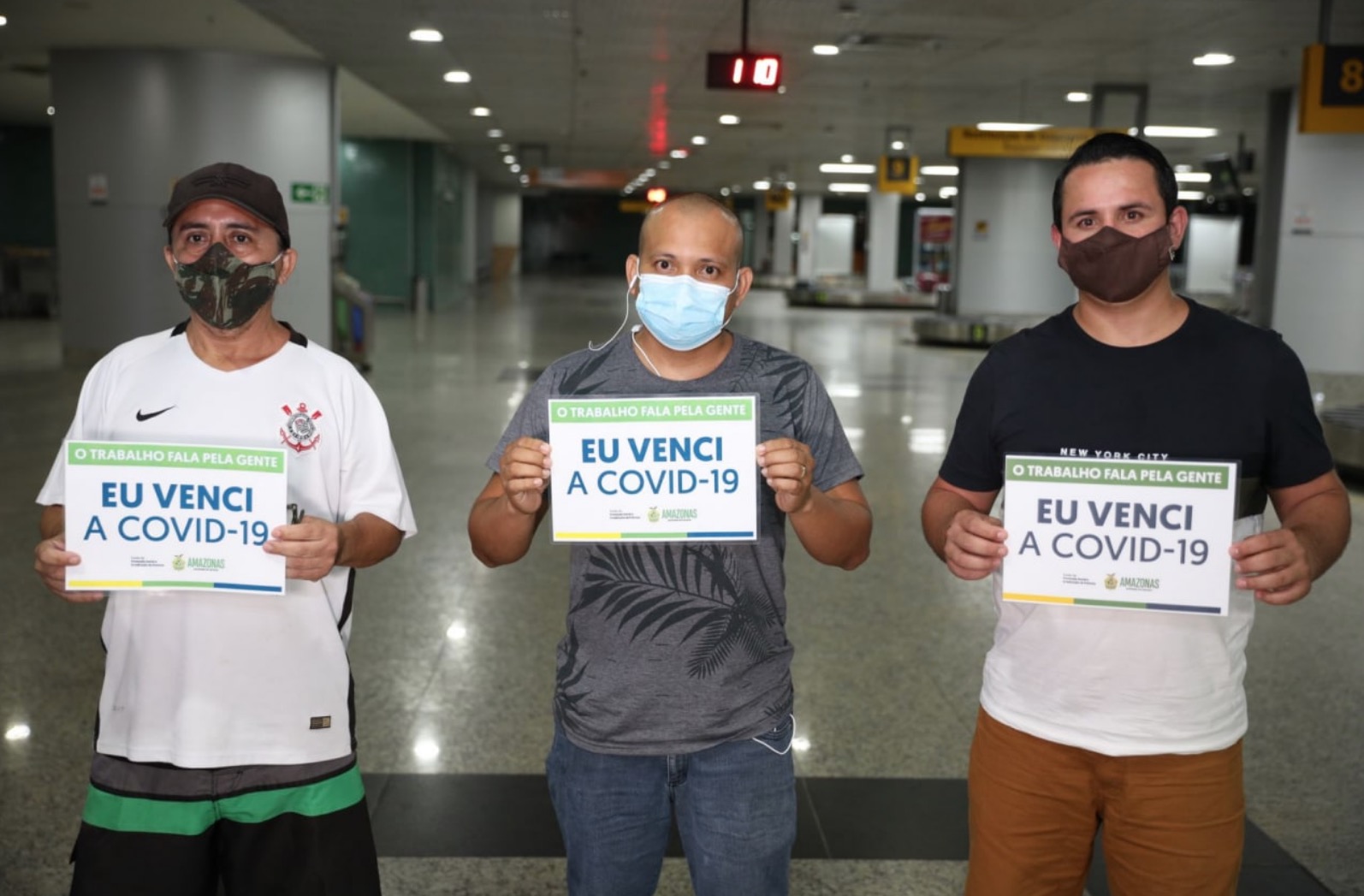 Mais oito pacientes voltam a Manaus recuperados da covid-19