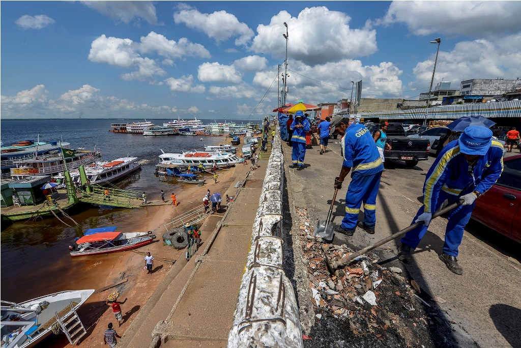 Obra de revitalização da orla da Manaus Moderna é lançada
