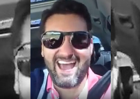 Filho de prefeito tira sarro de manifestantes do 15 de março