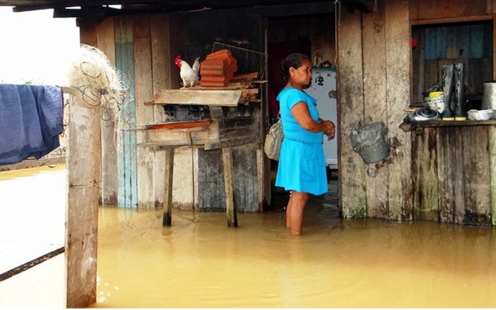 Cidades afetadas pela cheia recebem ajuda de 16 ton de alimentos