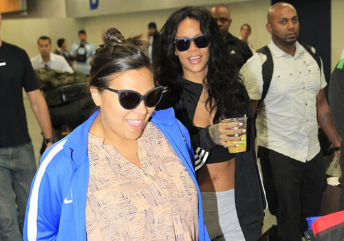 Rihanna chega ao Brasil para assistir final da Copa