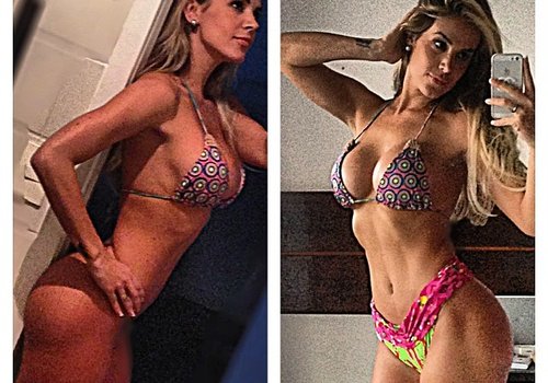 Turbinada, Robertha Portella exibe novos seios