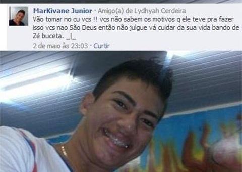 Júnior não curtiu a prisão de traficante e mandou a ROCAM tomar no c*