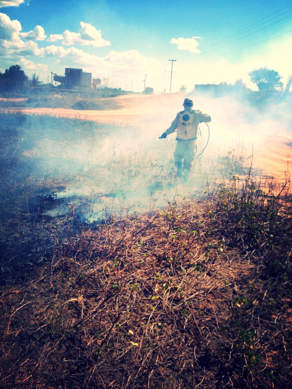 Bombeiros de Manaus se integram no combate à incêndio florestal em RR