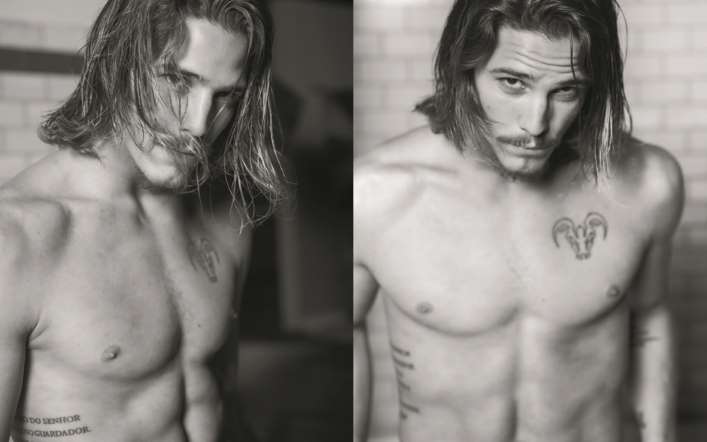 Rômulo Neto mostra tanquinho em ensaio sensual para "Ímpério"