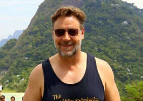  Russell Crowe, ator de "Gladiador" e "Noé" se perde no Rio de Janeiro