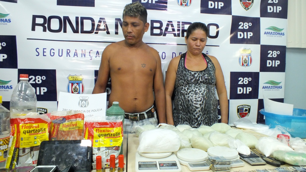 Polícia Civil prende casal por tráfico de drogas na Zona Leste de Manaus