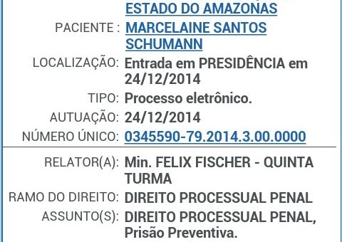 Chega ao STJ pedido de habeas corpus para socialite que mandou matar suposta amante de seu amante