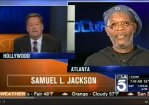  Repórter confunde Samuel L. Jackson com Laurence Fishburne
